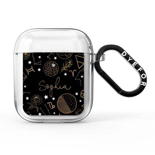 Personalised Stargazer AirPods Clear Case