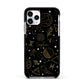Personalised Stargazer Apple iPhone 11 Pro in Silver with Black Impact Case
