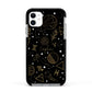Personalised Stargazer Apple iPhone 11 in White with Black Impact Case