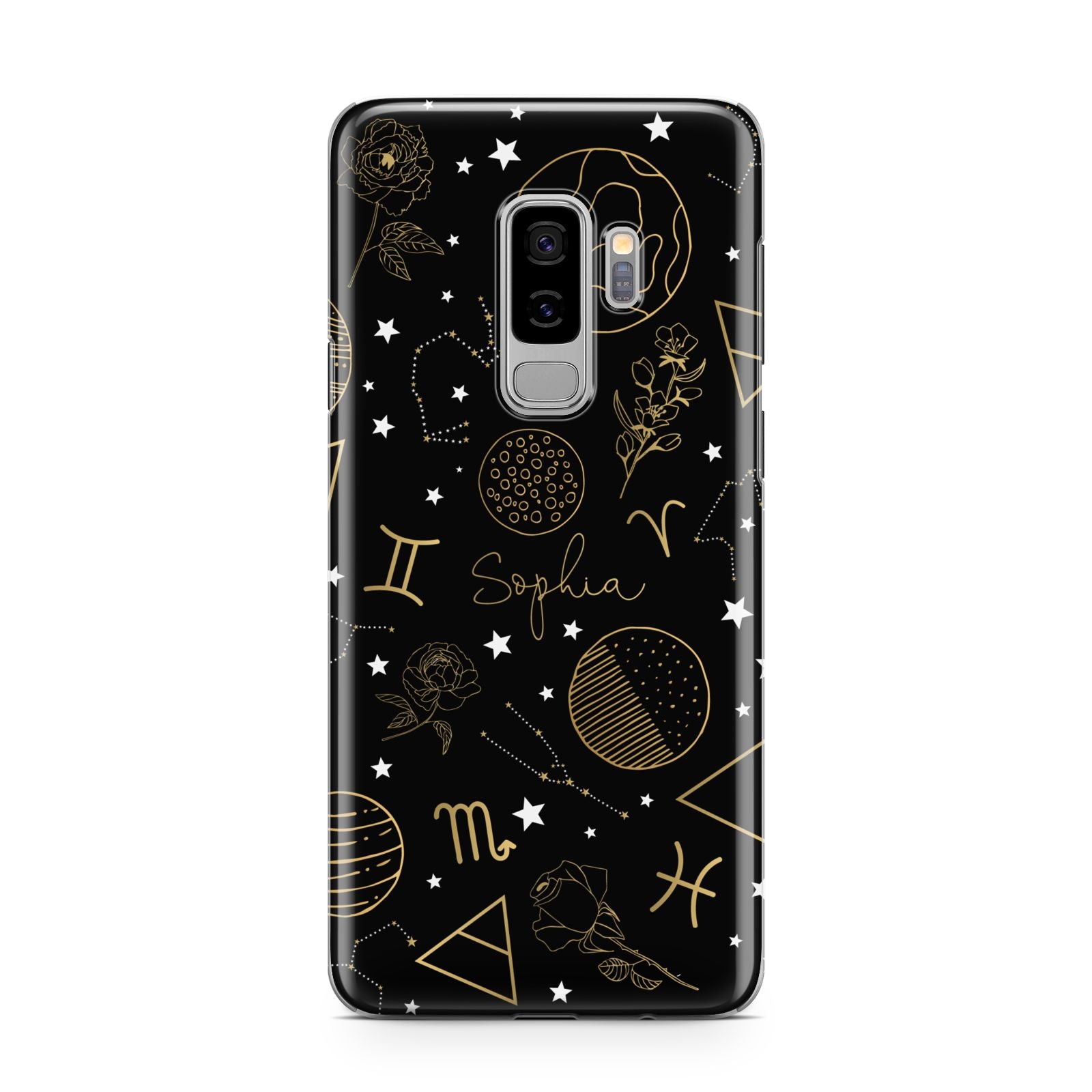 Personalised Stargazer Samsung Galaxy S9 Plus Case on Silver phone