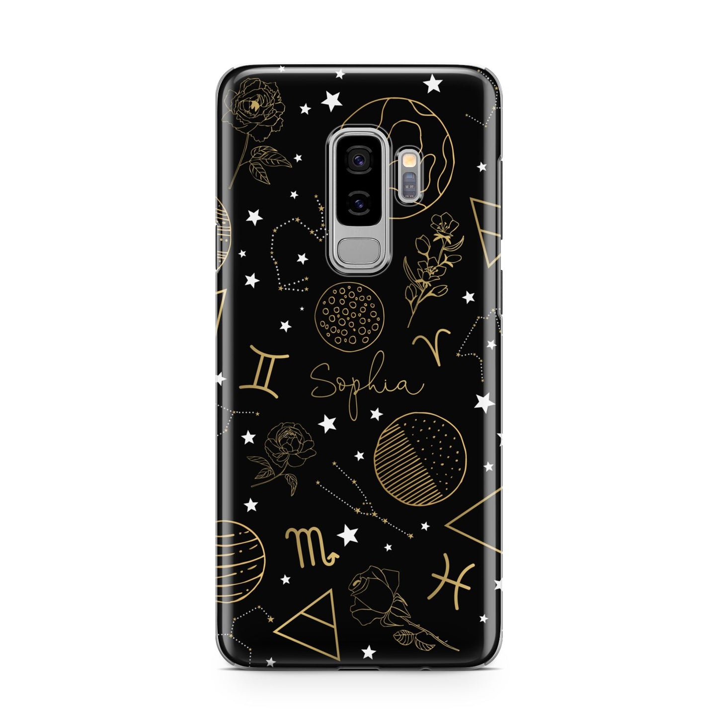 Personalised Stargazer Samsung Galaxy S9 Plus Case on Silver phone