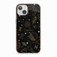 Personalised Stargazer iPhone 13 TPU Impact Case with Pink Edges