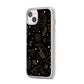 Personalised Stargazer iPhone 14 Plus Clear Tough Case Starlight Angled Image