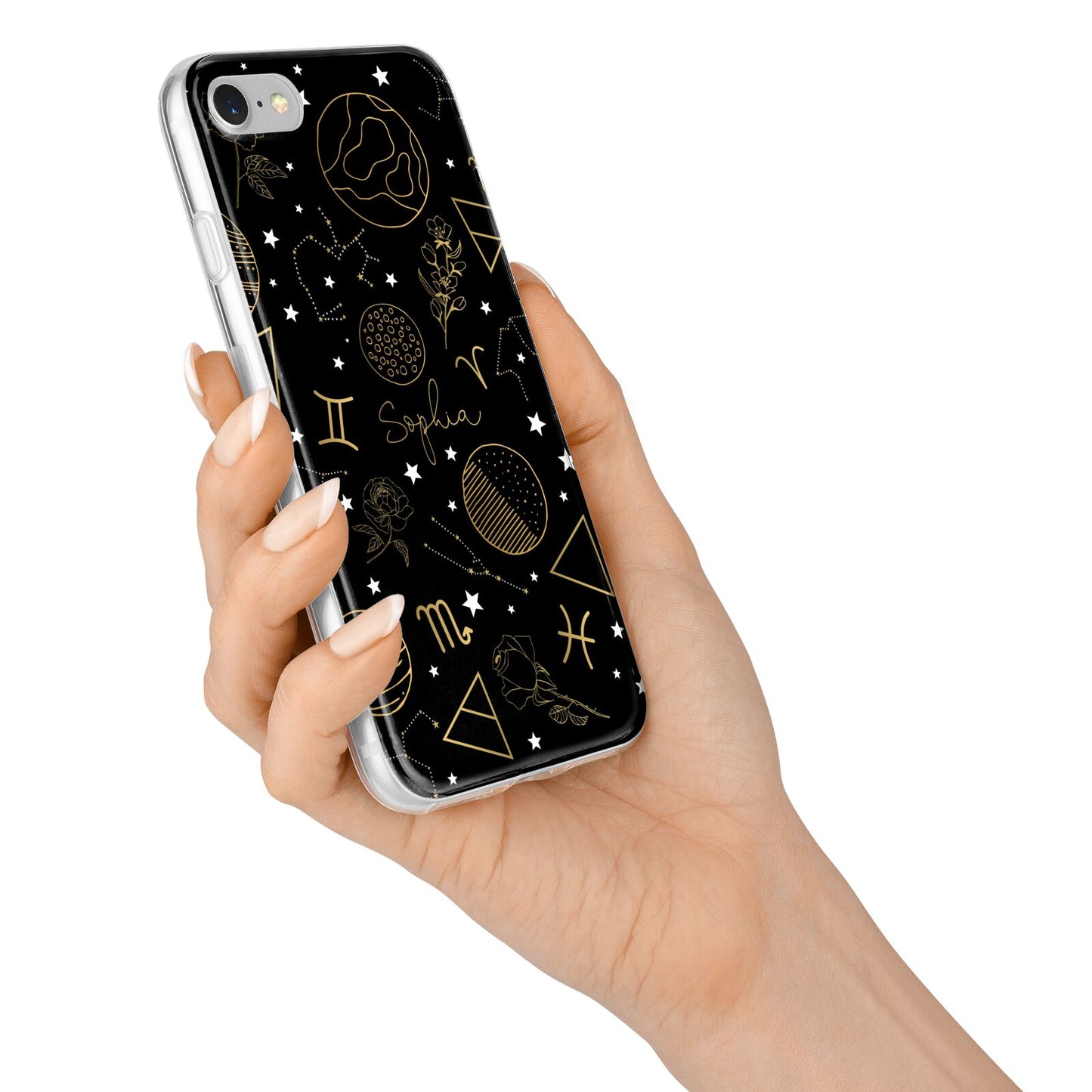 Personalised Stargazer iPhone 7 Bumper Case on Silver iPhone Alternative Image
