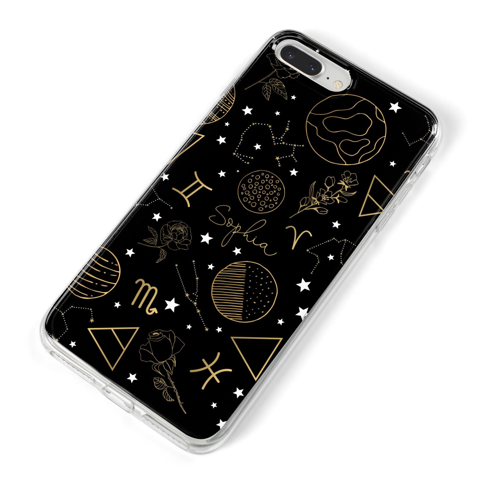 Personalised Stargazer iPhone 8 Plus Bumper Case on Silver iPhone Alternative Image