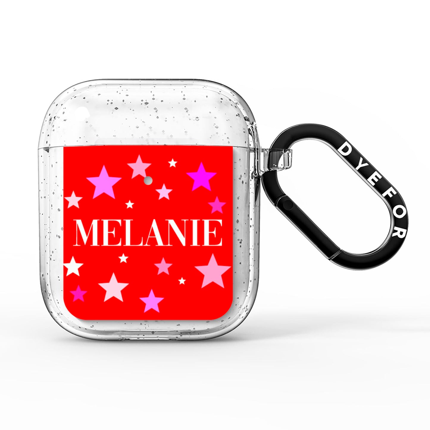 Personalised Stars AirPods Glitter Case