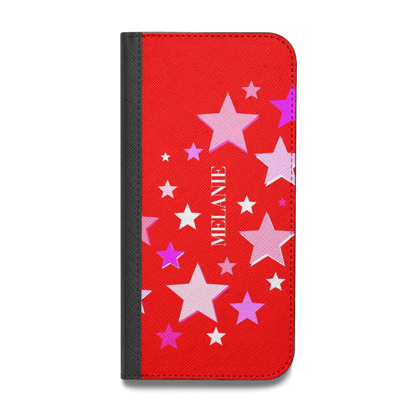Personalised Stars Vegan Leather Flip Samsung Case