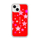 Personalised Stars iPhone 14 Clear Tough Case Starlight