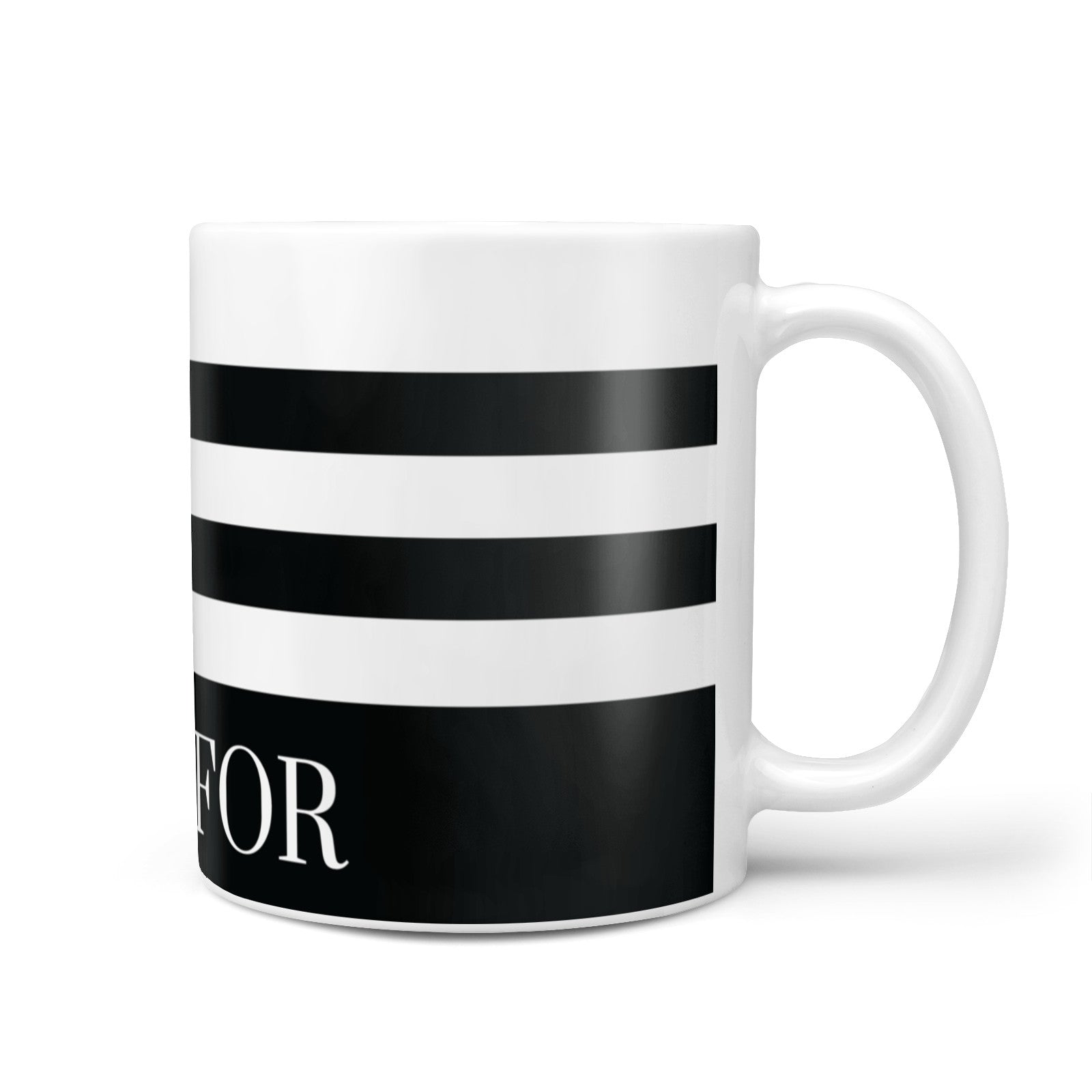 Personalised Striped Name 10oz Mug