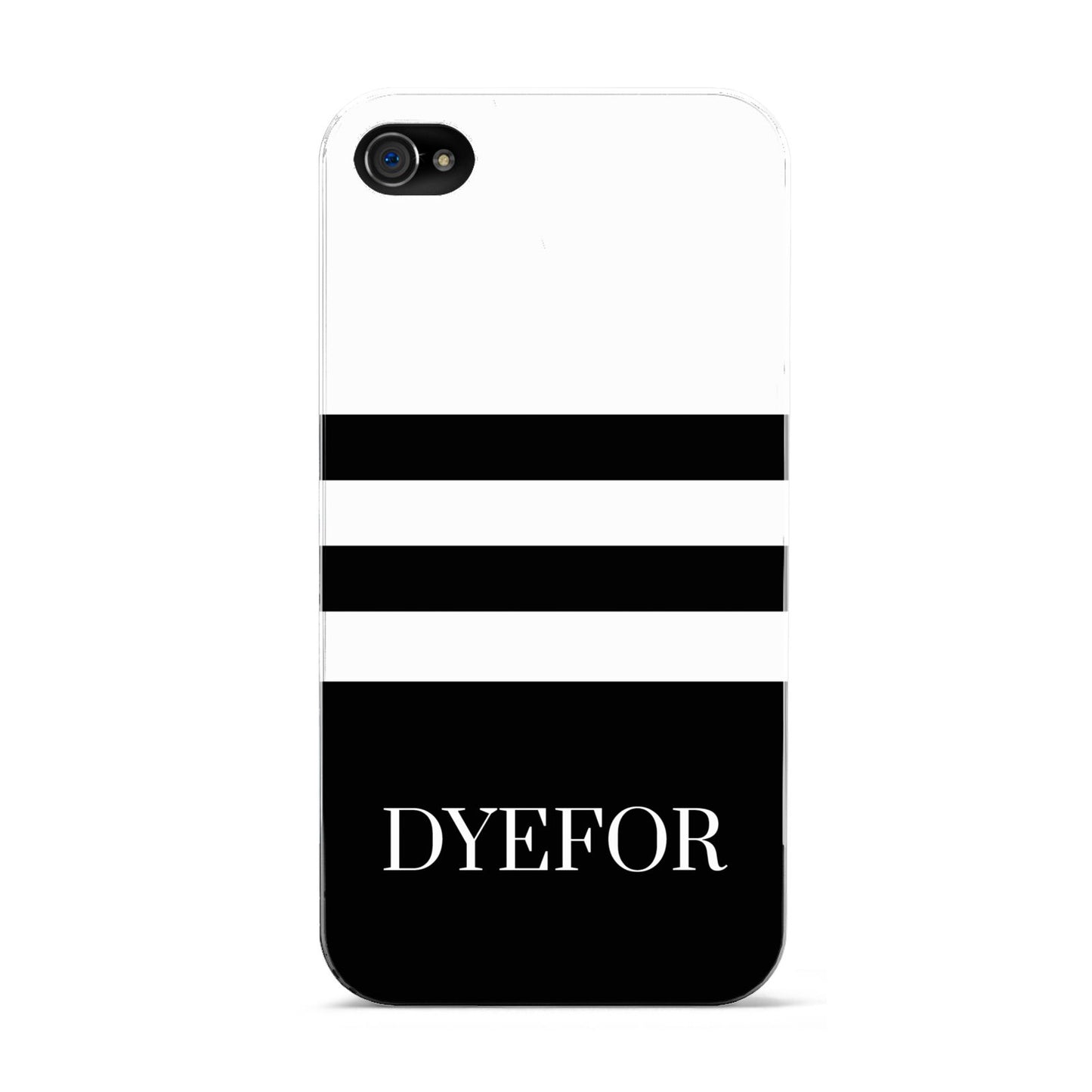 Personalised Striped Name Apple iPhone 4s Case