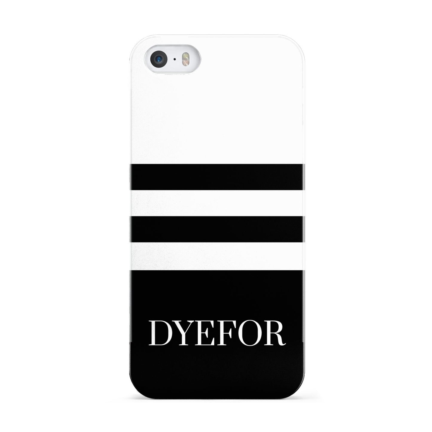Personalised Striped Name Apple iPhone 5 Case
