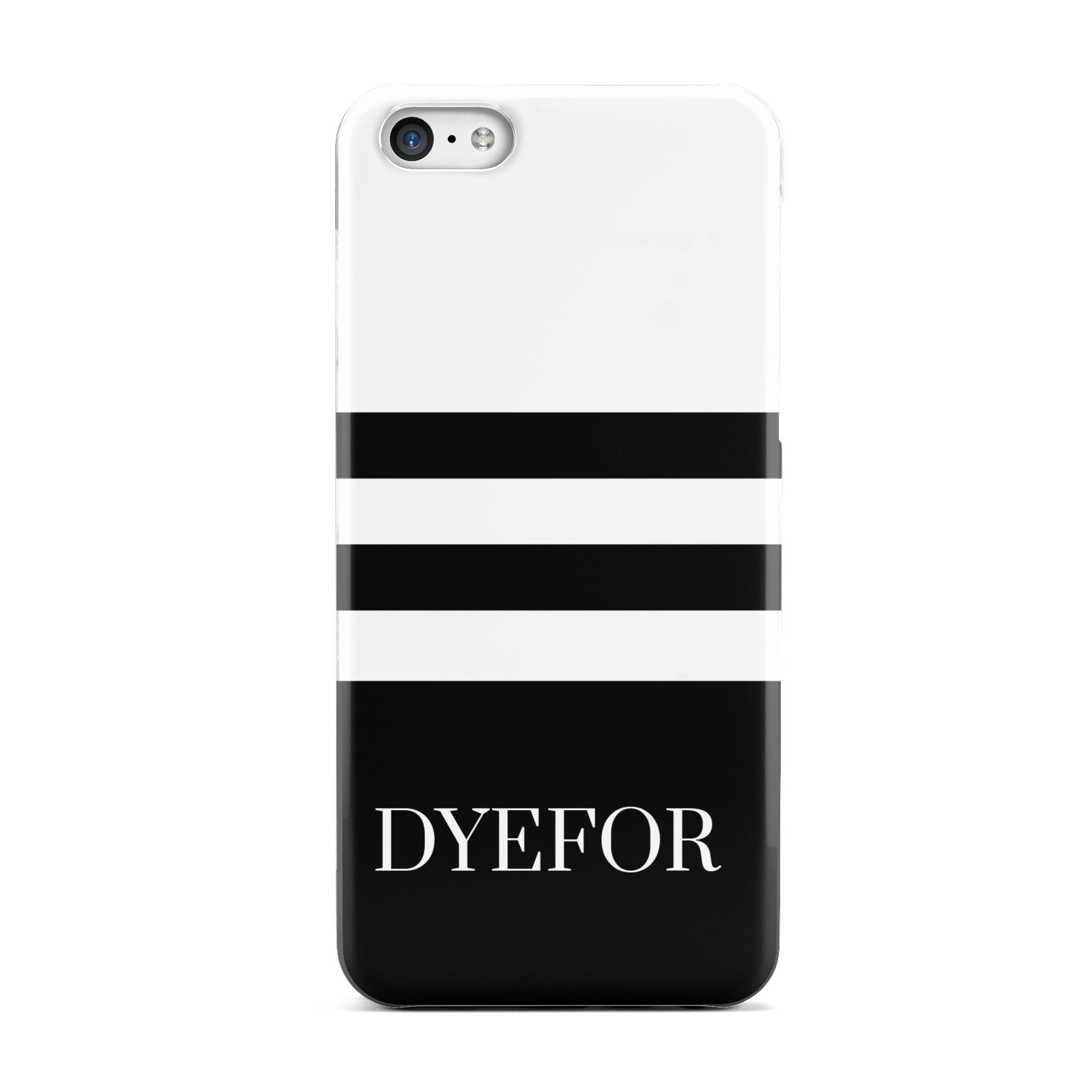 Personalised Striped Name Apple iPhone 5c Case