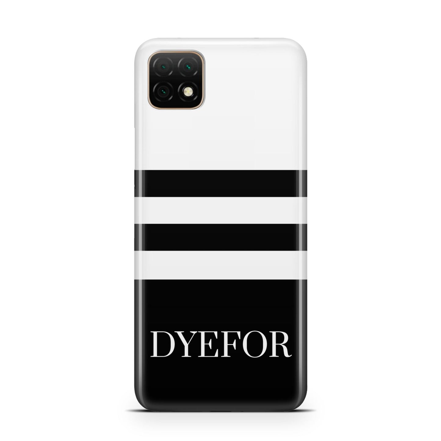 Personalised Striped Name Huawei Enjoy 20 Phone Case