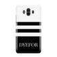 Personalised Striped Name Huawei Mate 10 Protective Phone Case