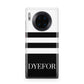 Personalised Striped Name Huawei Mate 30 Pro Phone Case