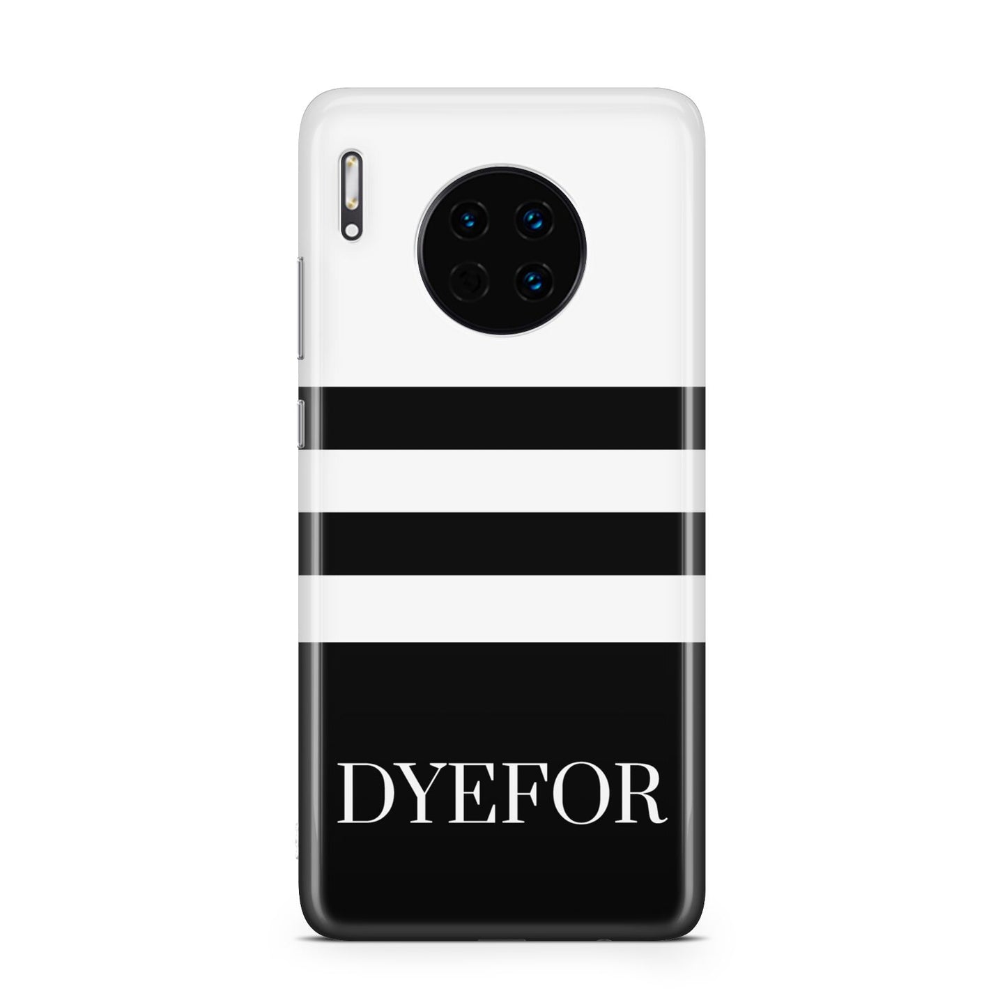 Personalised Striped Name Huawei Mate 30