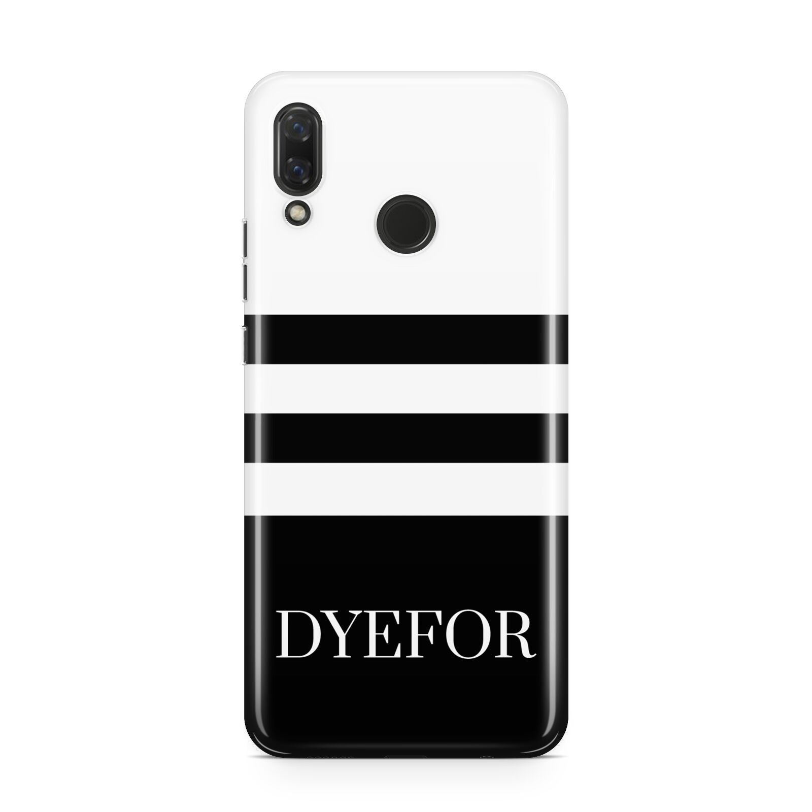 Personalised Striped Name Huawei Nova 3 Phone Case