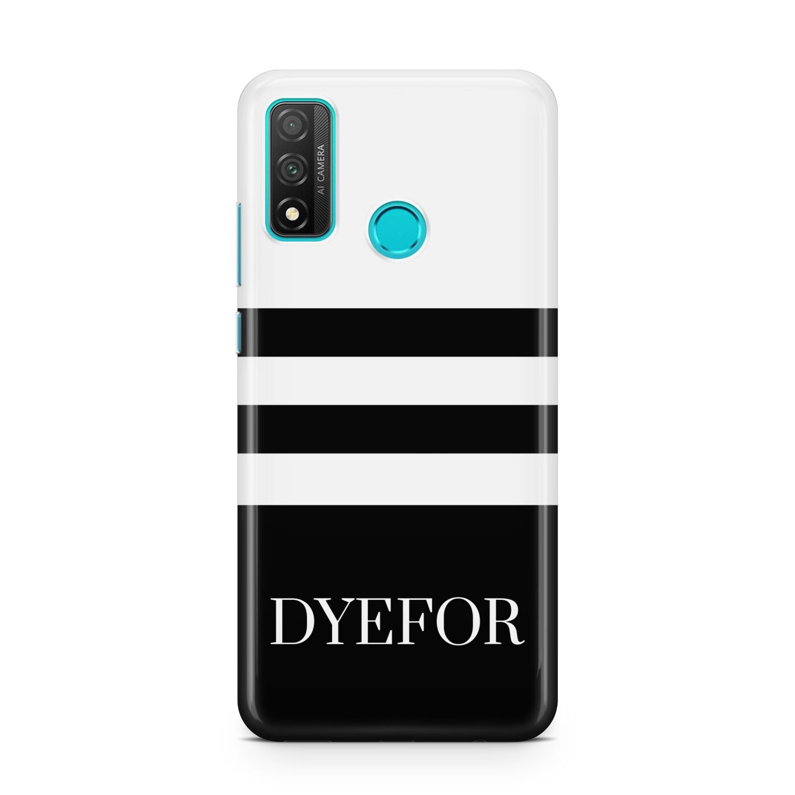 Personalised Striped Name Huawei P Smart 2020