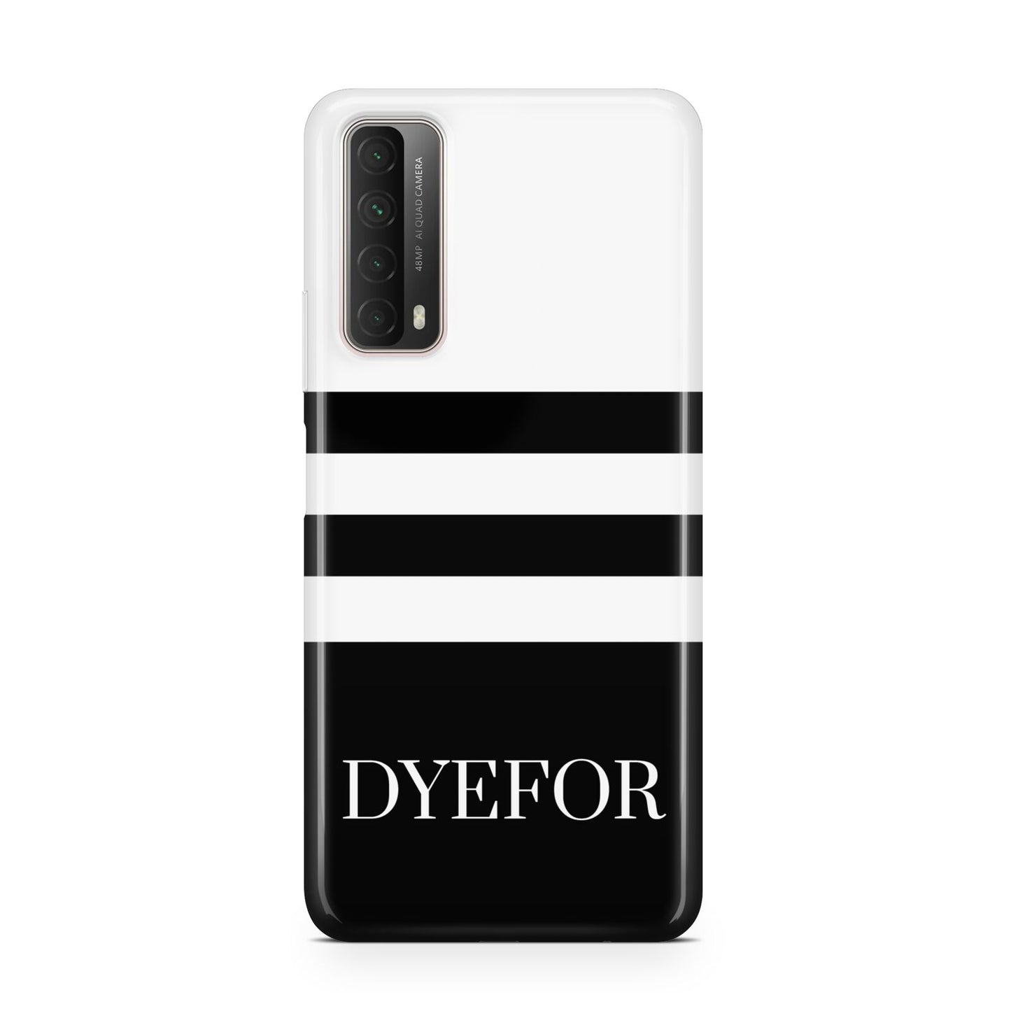 Personalised Striped Name Huawei P Smart 2021