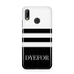 Personalised Striped Name Huawei P20 Lite Phone Case