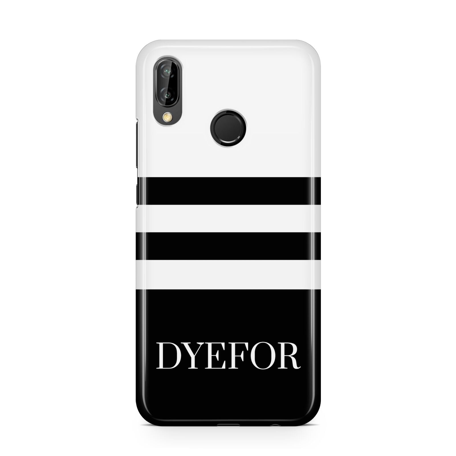 Personalised Striped Name Huawei P20 Lite Phone Case