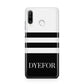 Personalised Striped Name Huawei P30 Lite Phone Case