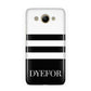 Personalised Striped Name Huawei Y3 2017