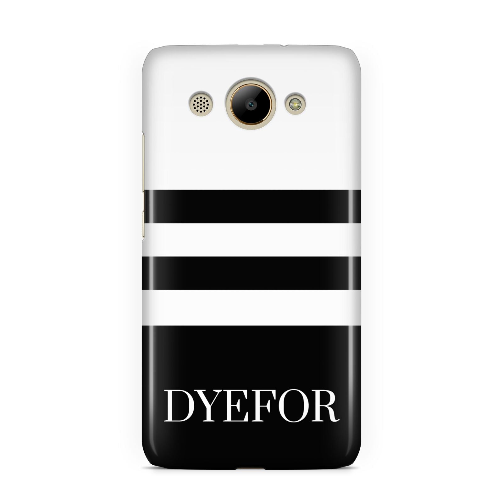 Personalised Striped Name Huawei Y3 2017