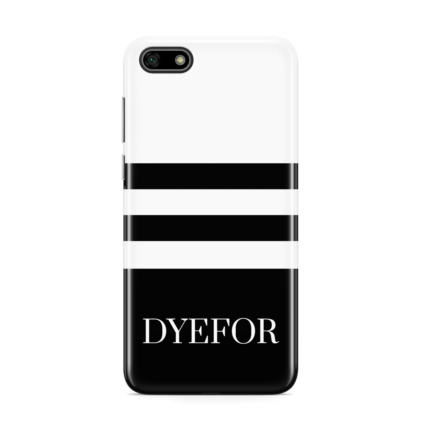 Personalised Striped Name Huawei Y5 Prime 2018 Phone Case