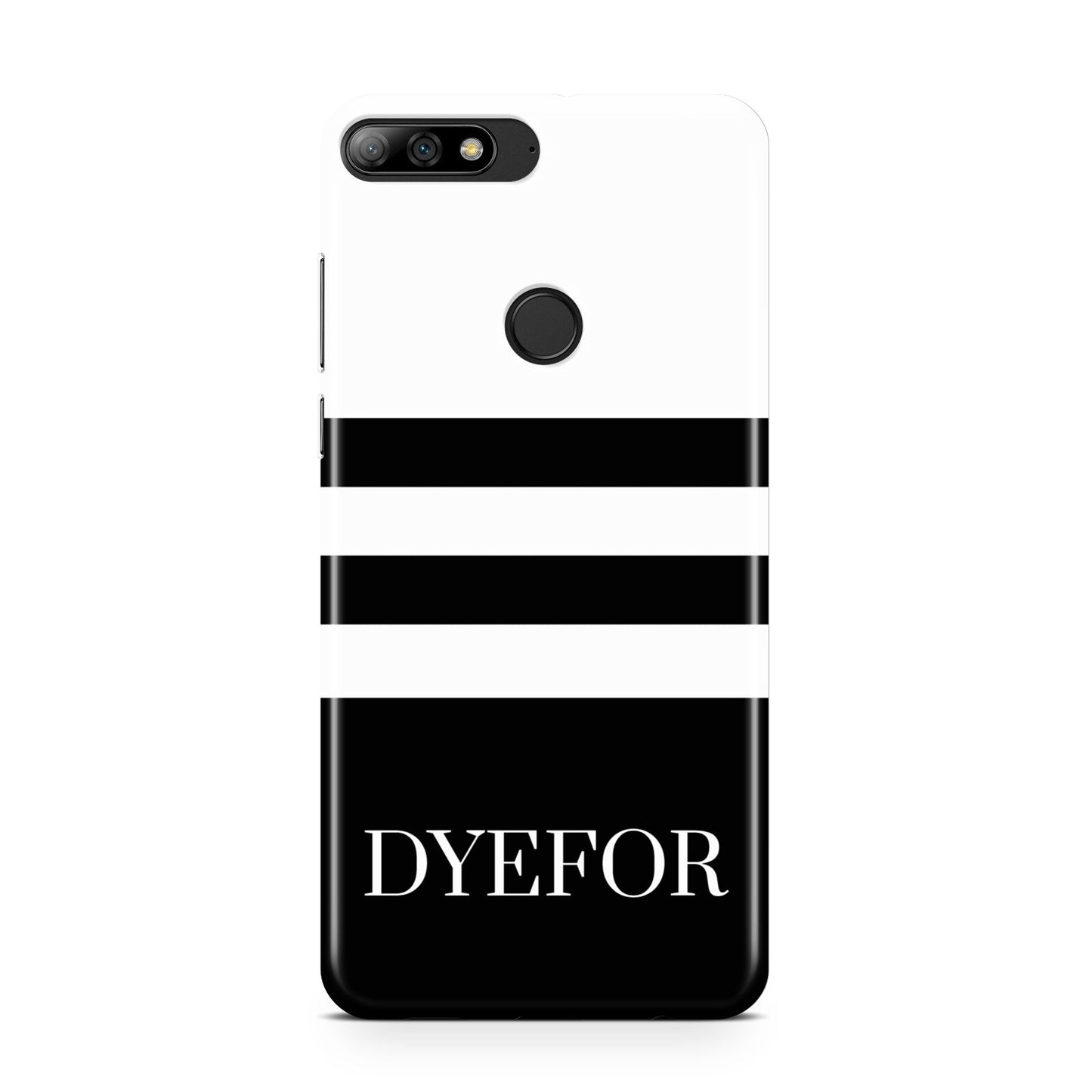 Personalised Striped Name Huawei Y7 2018