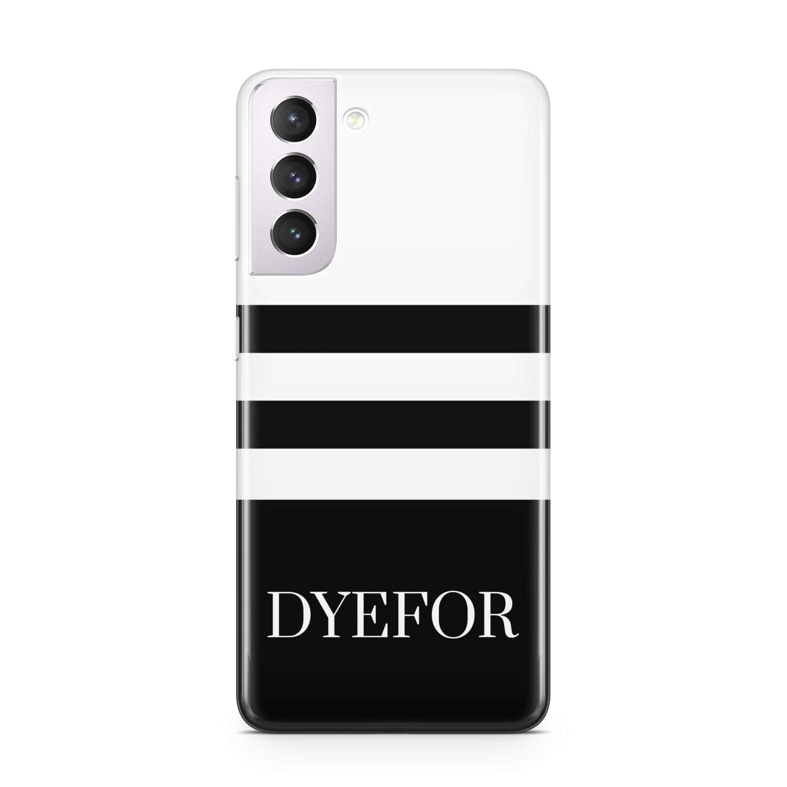Personalised Striped Name Samsung S21 Case