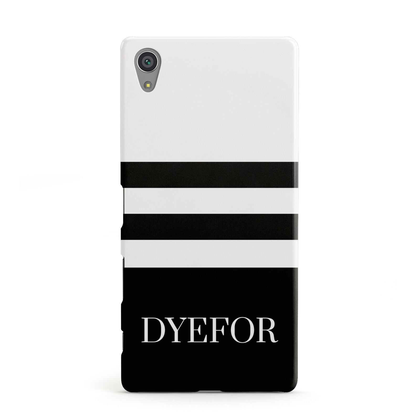 Personalised Striped Name Sony Xperia Case
