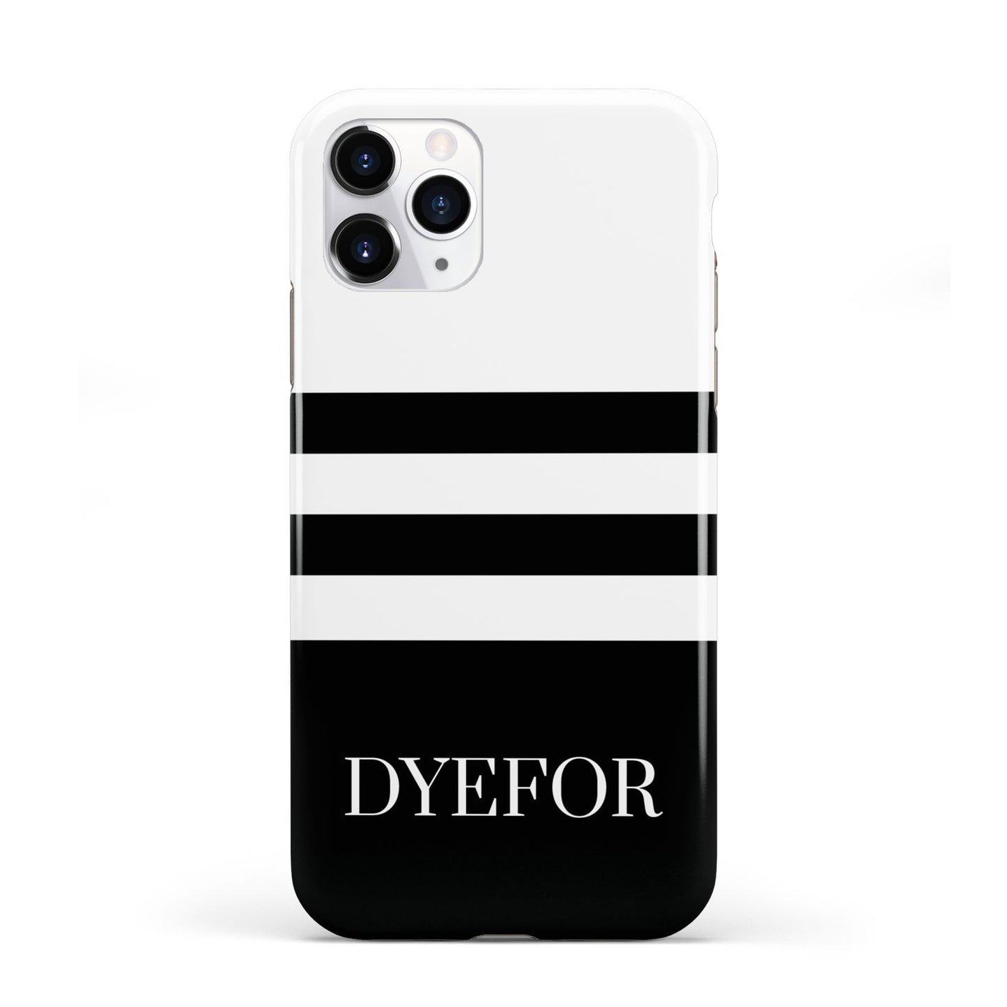 Personalised Striped Name iPhone 11 Pro 3D Tough Case