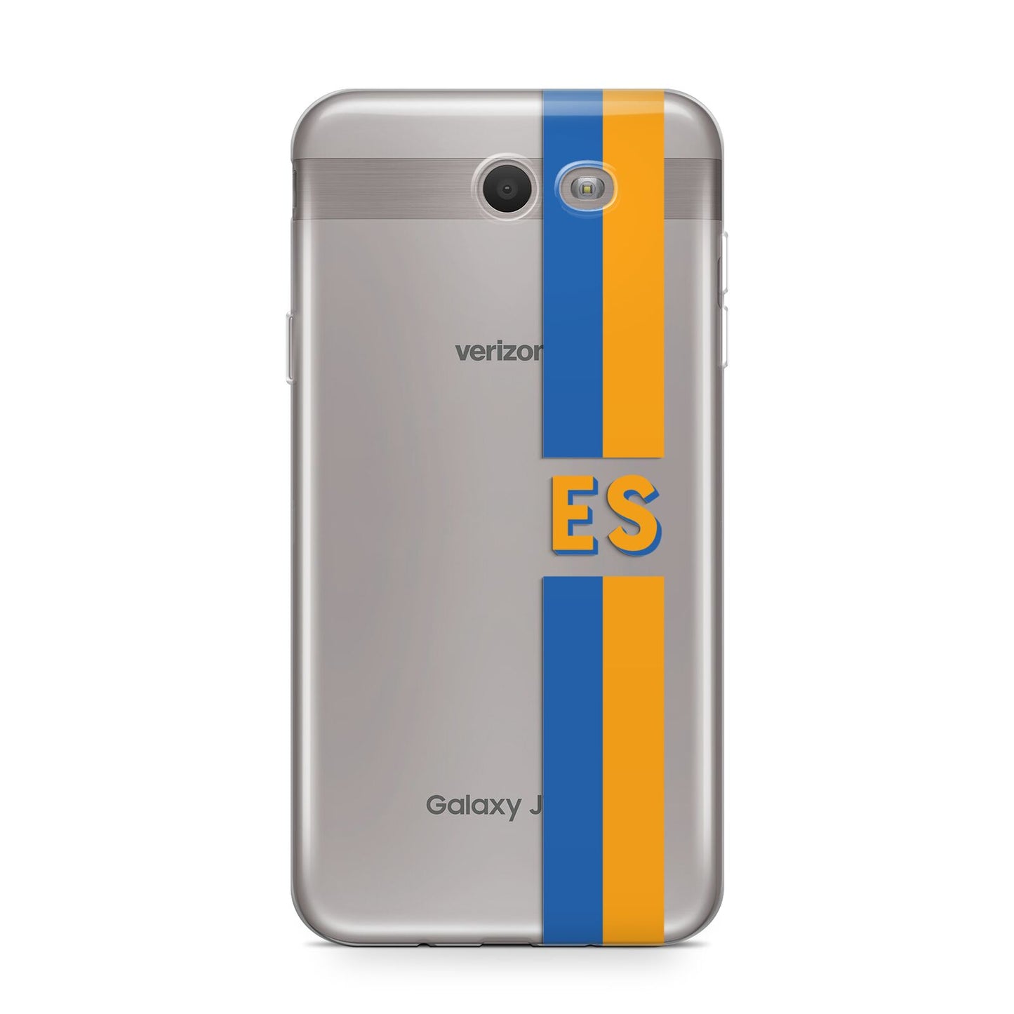 Personalised Striped Samsung Galaxy J7 2017 Case