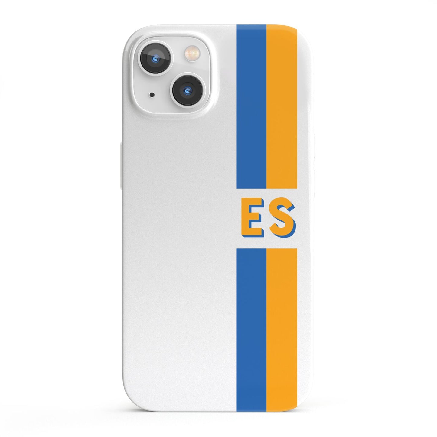 Personalised Striped iPhone 13 Full Wrap 3D Snap Case