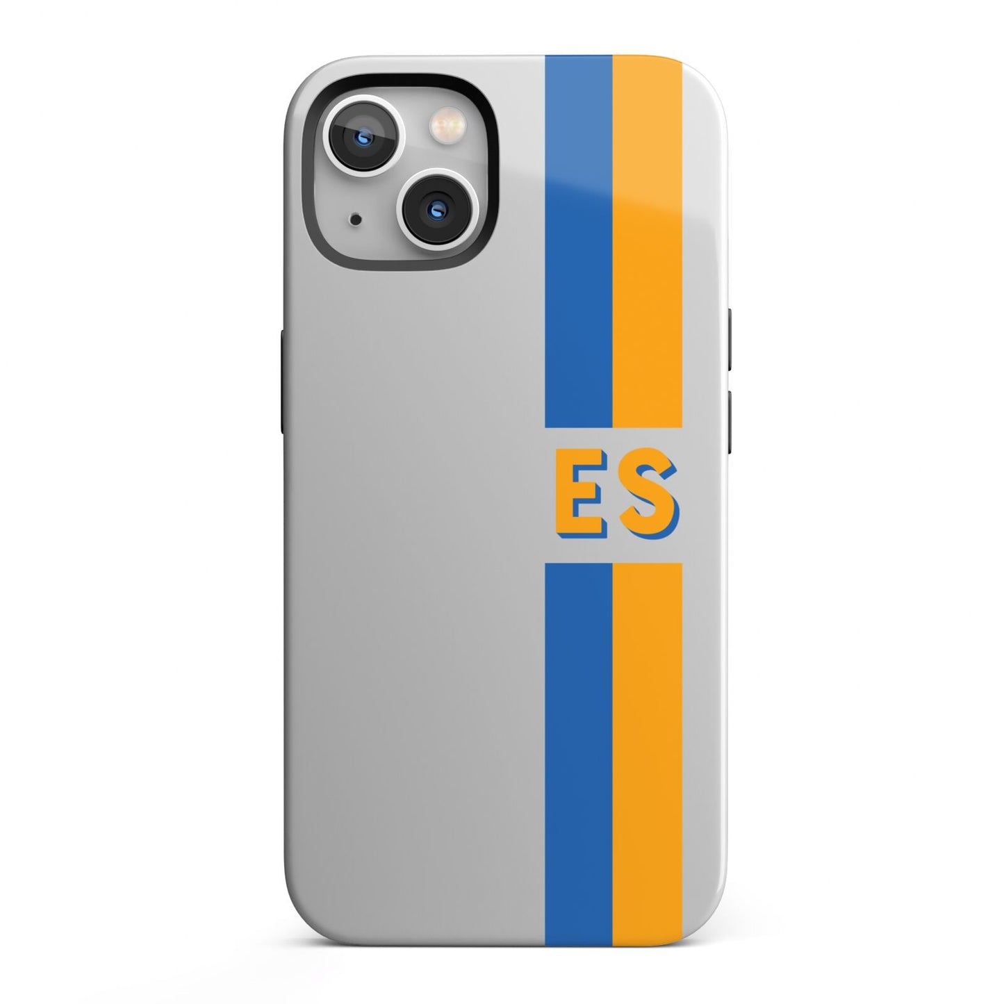 Personalised Striped iPhone 13 Full Wrap 3D Tough Case