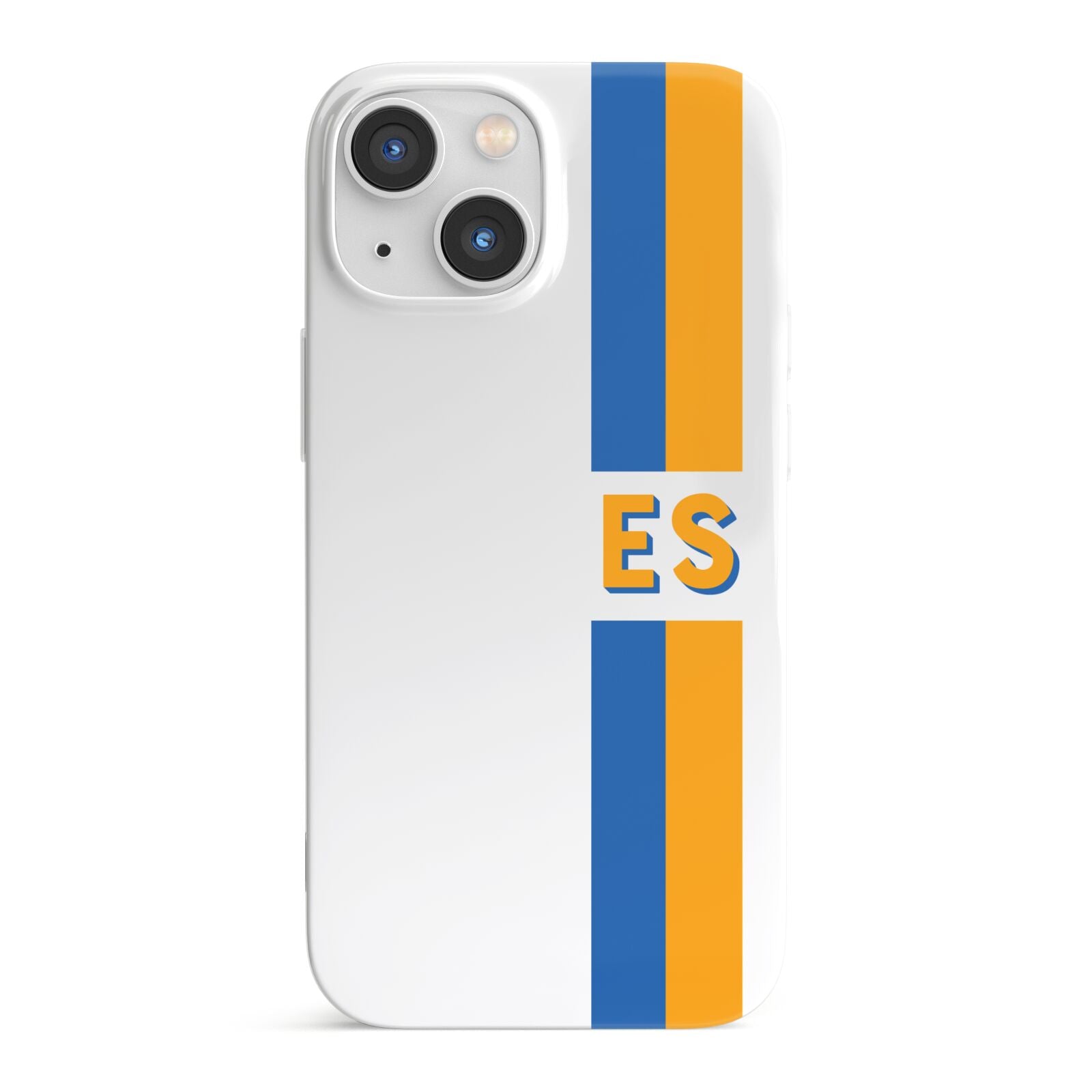 Personalised Striped iPhone 13 Mini Full Wrap 3D Snap Case