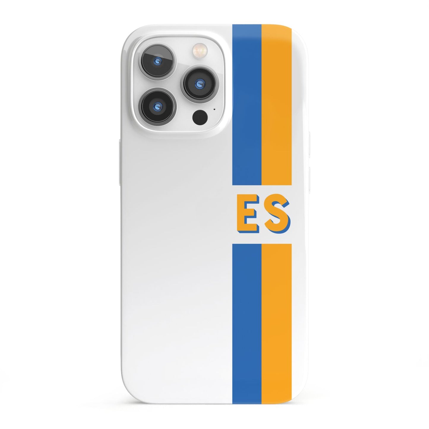 Personalised Striped iPhone 13 Pro Full Wrap 3D Snap Case