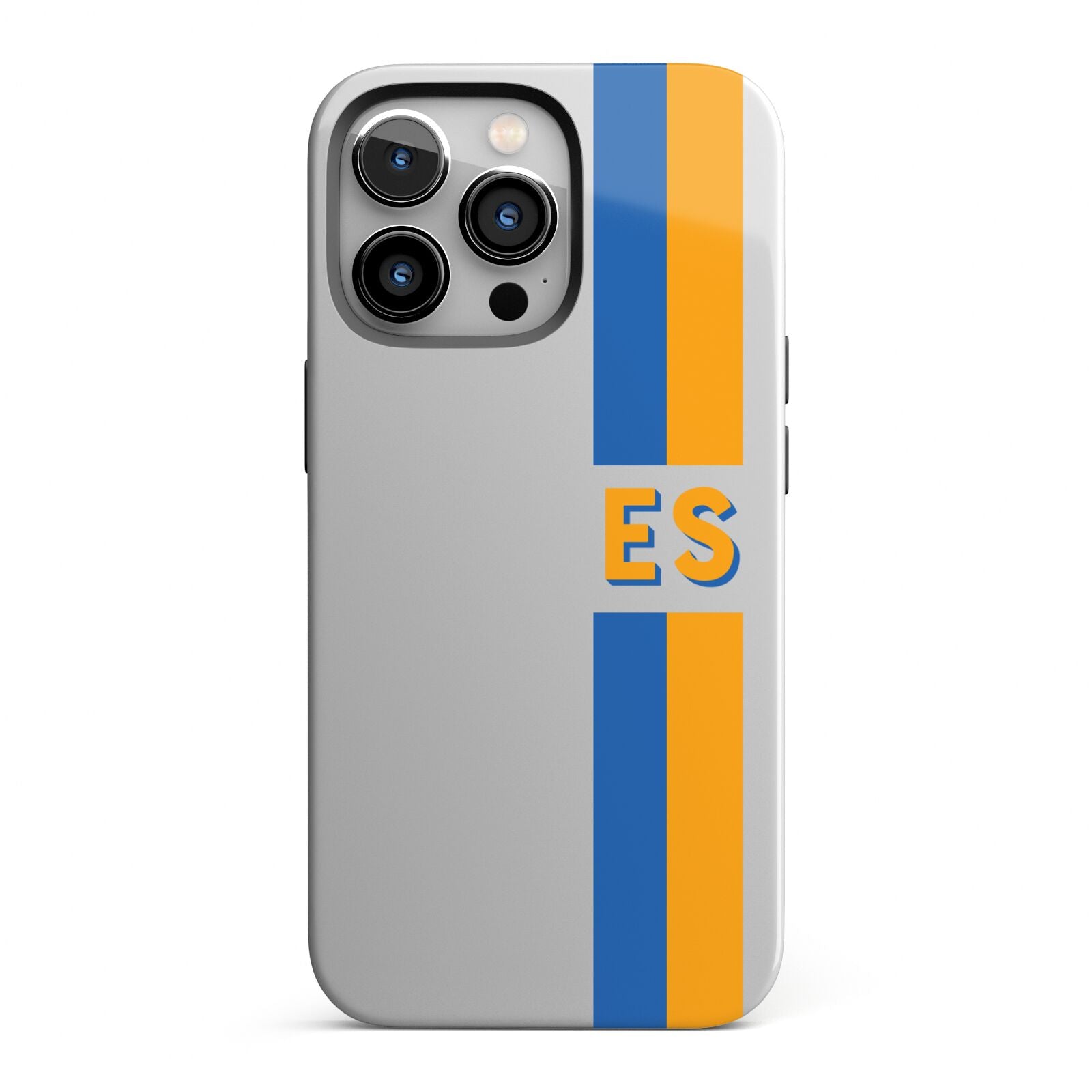 Personalised Striped iPhone 13 Pro Full Wrap 3D Tough Case