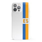 Personalised Striped iPhone 13 Pro Max Full Wrap 3D Snap Case