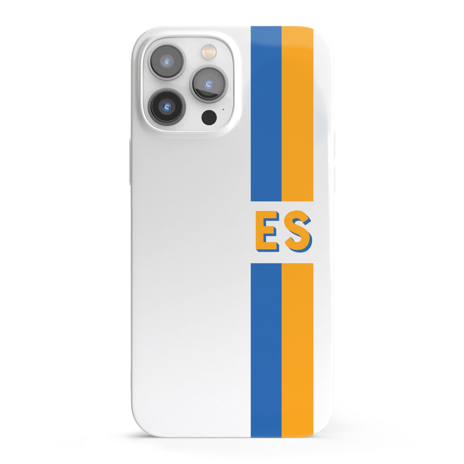 Personalised Striped iPhone 13 Pro Max Full Wrap 3D Snap Case