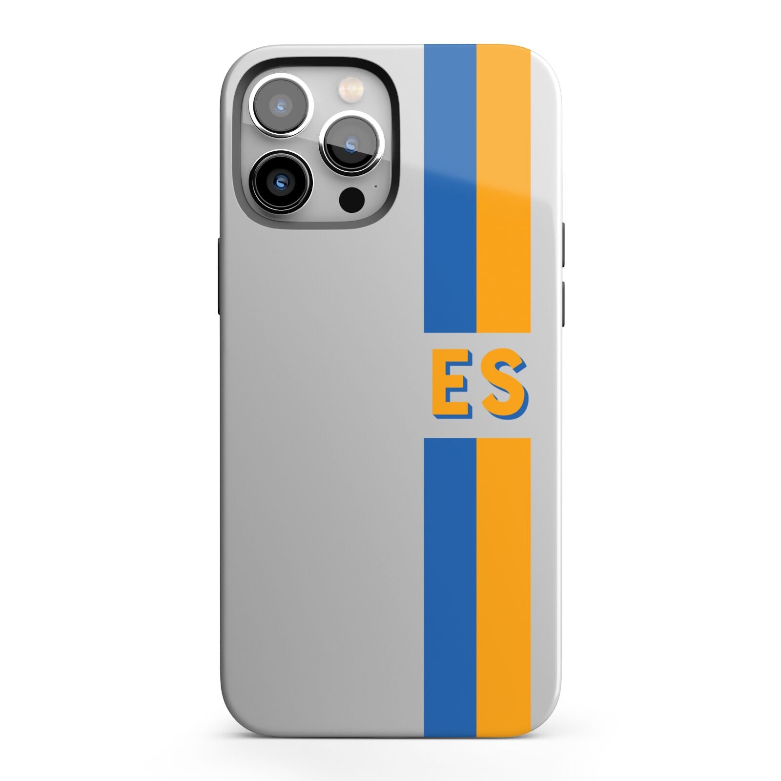 Personalised Striped iPhone 13 Pro Max Full Wrap 3D Tough Case