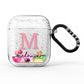 Personalised Summer Flowers AirPods Glitter Case