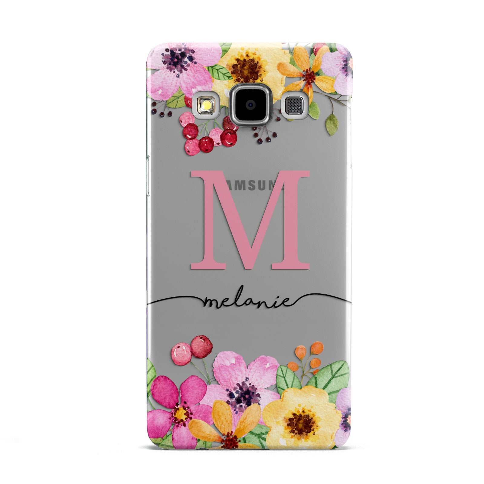 Personalised Summer Flowers Samsung Galaxy A5 Case