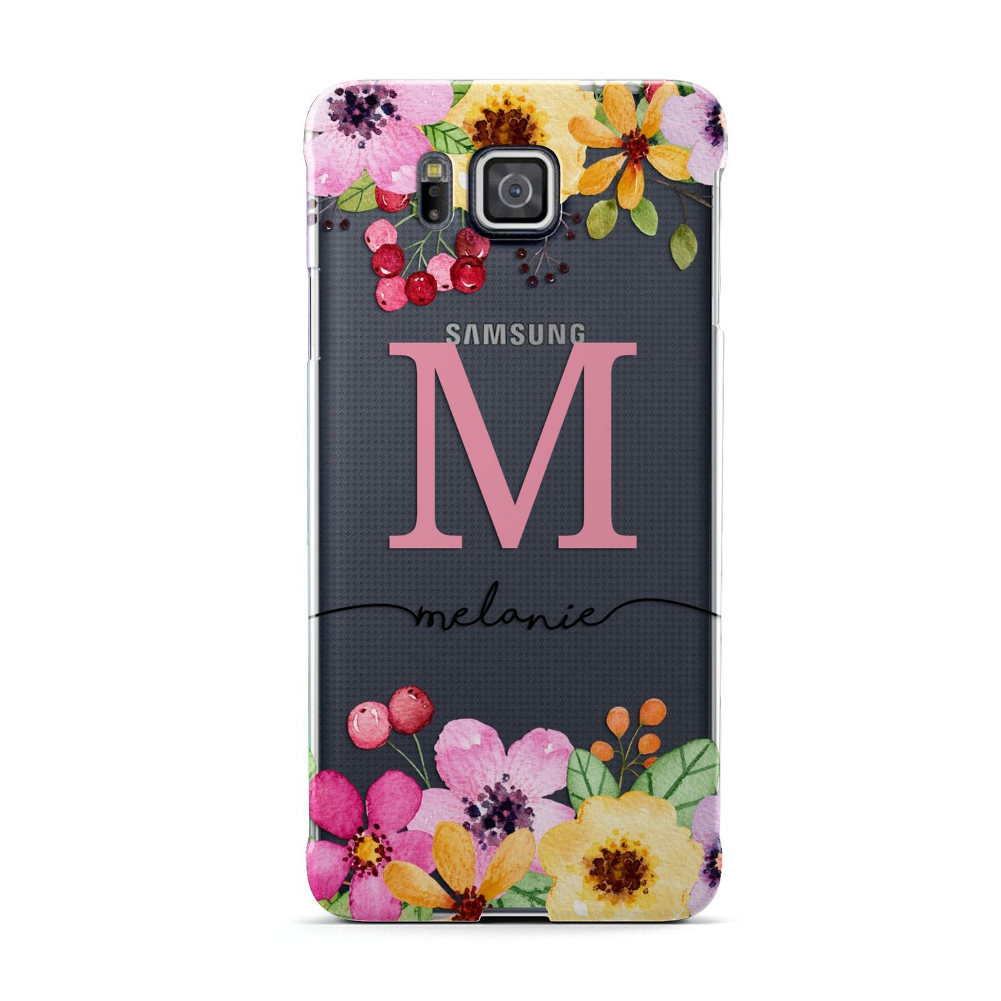 Personalised Summer Flowers Samsung Galaxy Alpha Case