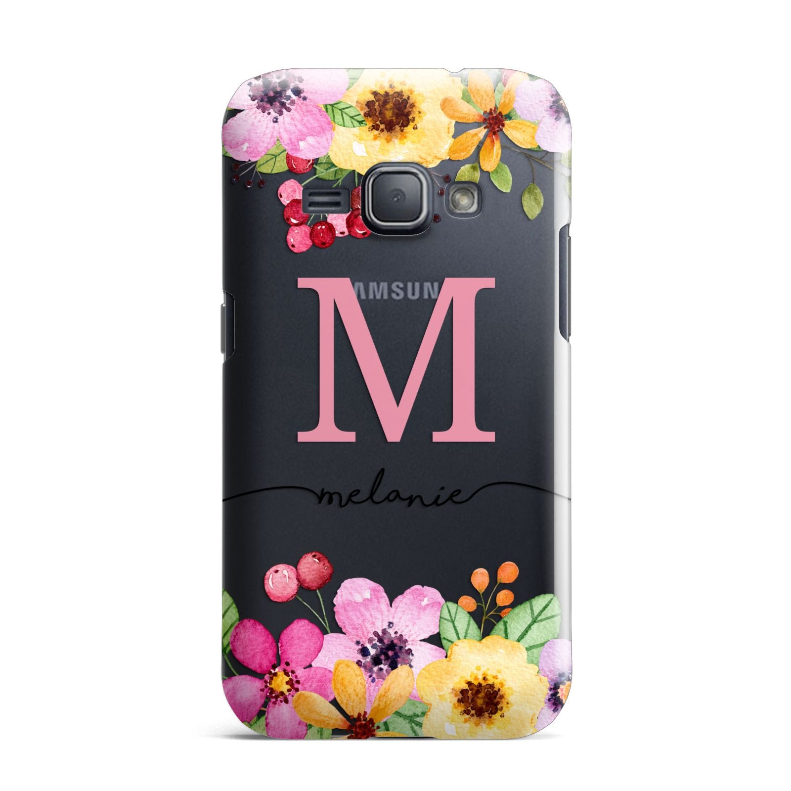 Personalised Summer Flowers Samsung Galaxy J1 2016 Case