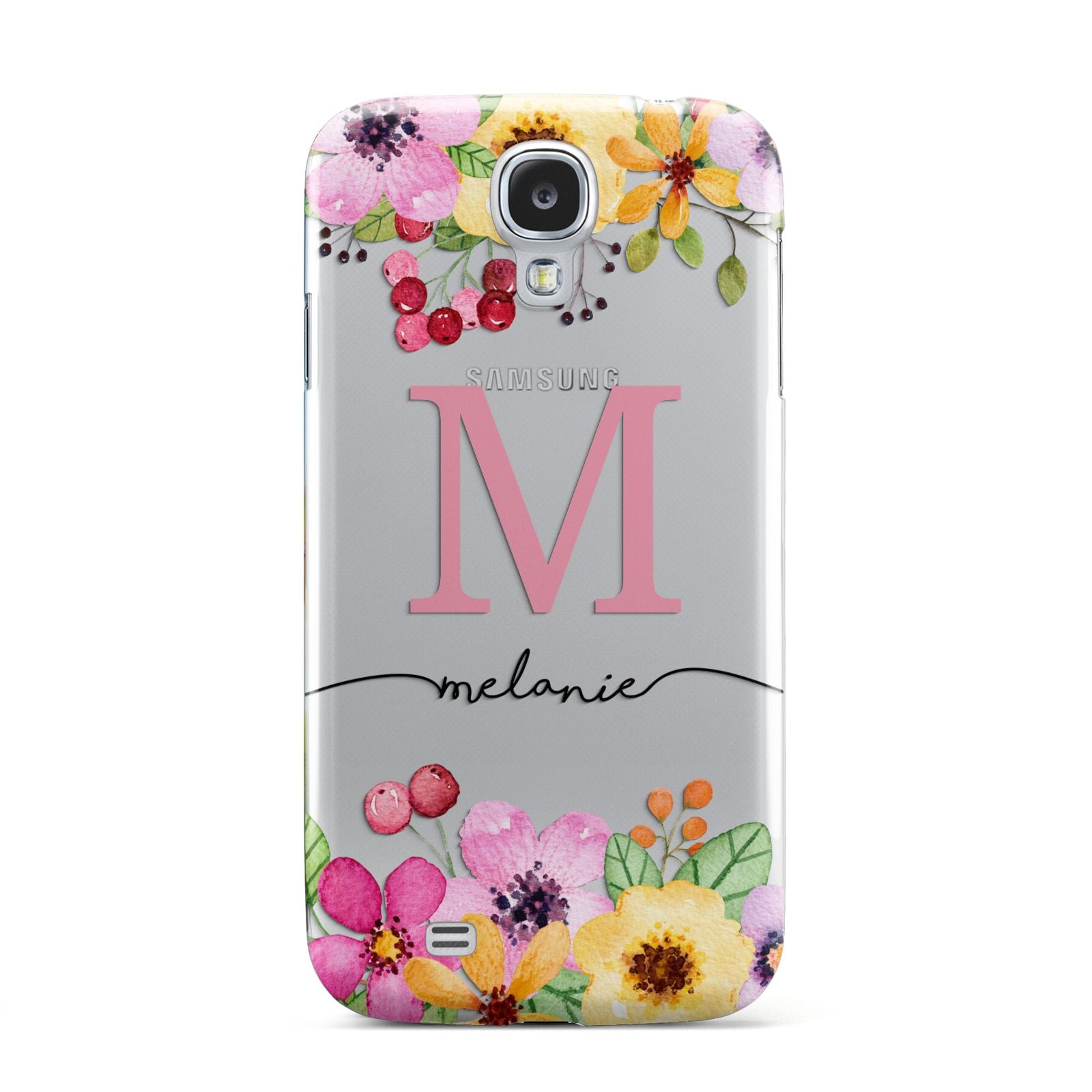 Personalised Summer Flowers Samsung Galaxy S4 Case
