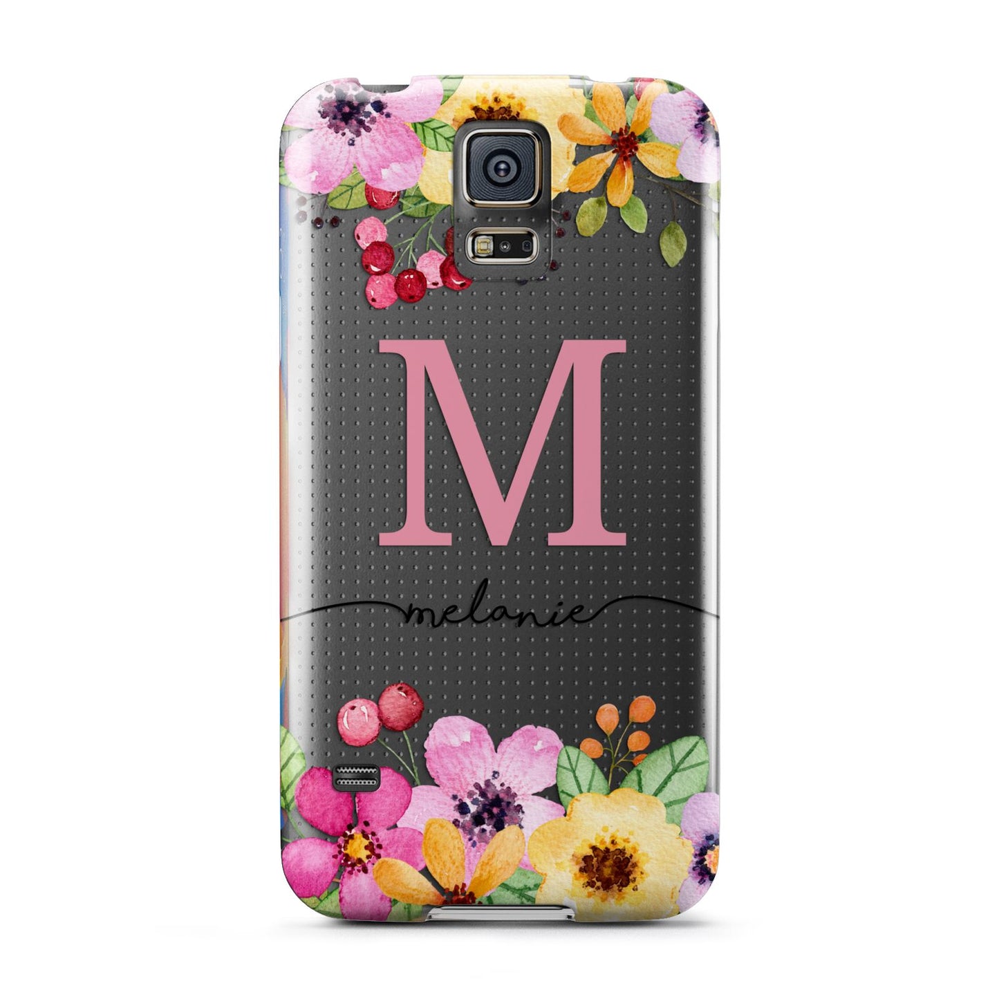 Personalised Summer Flowers Samsung Galaxy S5 Case