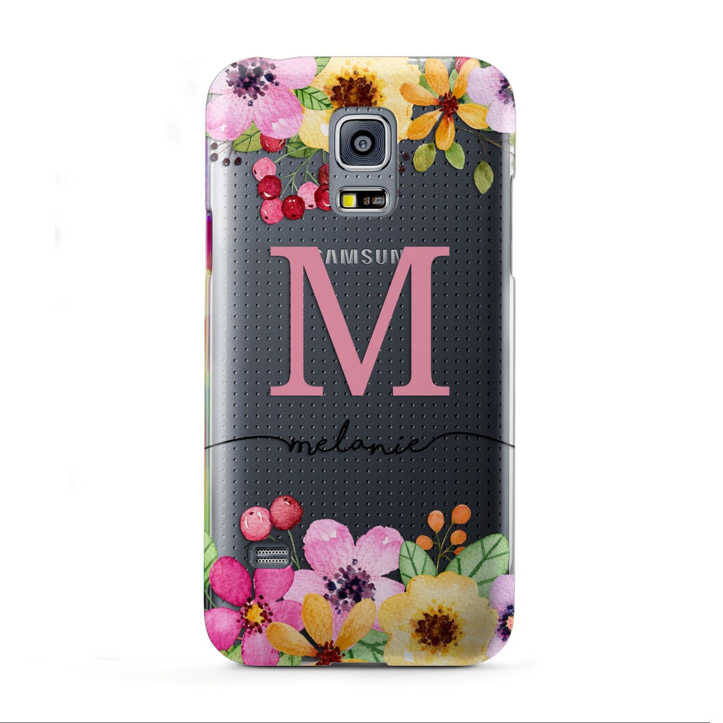 Personalised Summer Flowers Samsung Galaxy S5 Mini Case