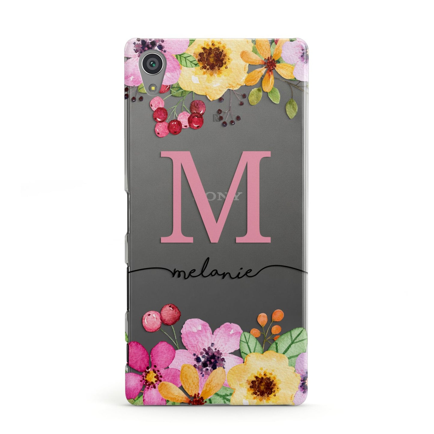 Personalised Summer Flowers Sony Xperia Case